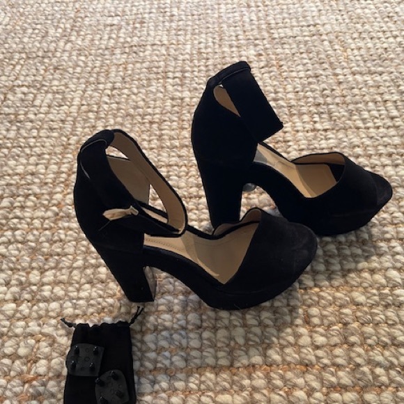 Nicholas Kirkwood Hidden Pearl Platform Suede Sandals - Picture 13 of 16